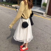 Μίνι δερμάτινες τσάντες χιαστί με καπιτονέ αλυσίδα για γυναίκες Στρογγυλή τσάντα σχεδιαστή Γυναικεία τσάντες χειρός Μικρά πορτοφόλια Γυναικεία τσάντα ώμου Messenger