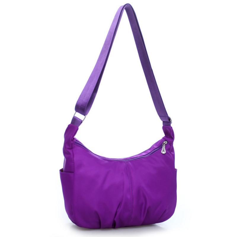 Alkalmi női nylon vízálló válltáska nagy kapacitású Crossbody táska