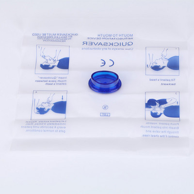 Disposable First Aid Breathing Respirator Mouth to Mouth CPR Face Shield Artificial Respiration Breathing Mask Rescue Tools