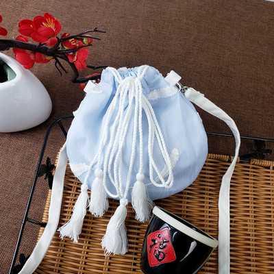 Lõuend Uued kotid Vanastiilis Hanfu Hiina stiilis haldjas tikandid Crossbody kott õlakott koos kostüümi riidest rahakotiga
