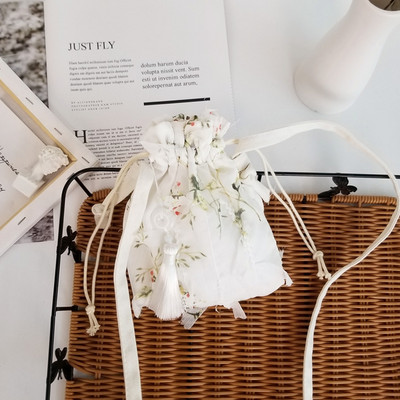 Lõuend Uued kotid Vanastiilis Hanfu Hiina stiilis haldjas tikandid Crossbody kott õlakott koos kostüümi riidest rahakotiga