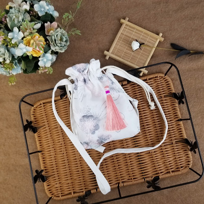 Lõuend Uued kotid Vanastiilis Hanfu Hiina stiilis haldjas tikandid Crossbody kott õlakott koos kostüümi riidest rahakotiga