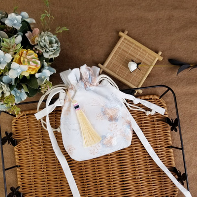 Lõuend Uued kotid Vanastiilis Hanfu Hiina stiilis haldjas tikandid Crossbody kott õlakott koos kostüümi riidest rahakotiga