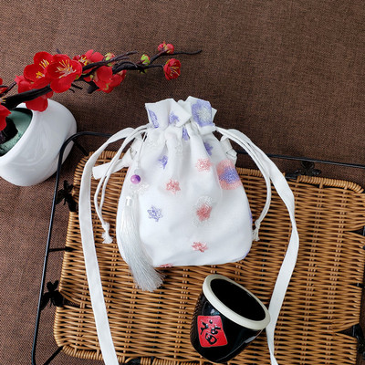 Lõuend Uued kotid Vanastiilis Hanfu Hiina stiilis haldjas tikandid Crossbody kott õlakott koos kostüümi riidest rahakotiga