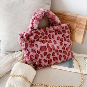 Karusnahakott loomade mustriga leopardikott naistele naistele talvised soojad crossbody kotid kuulus bränd Suure mahutavusega shoudler Clutch 2019 uus