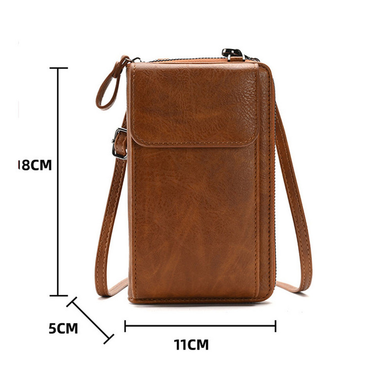 Moteriški maži kryžminiai krepšiai Mobiliojo telefono krepšys, moteriškas ant peties, mažas telefono piniginė Piniginė Kortelių laikiklis Moteriška telefono piniginė