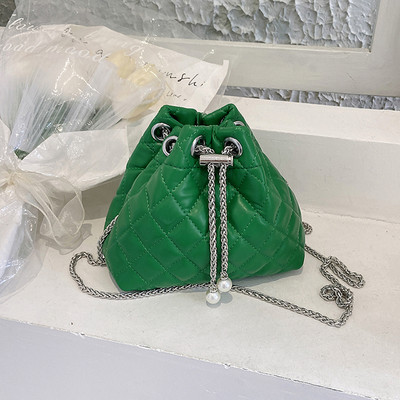 Γυναικεία τσάντα ώμου με κλωστή κέντημα μόδας Γυναικεία τσάντα μάρκας δερμάτινης μάρκας σχεδιαστής τσάντες γυναικείας υφής με κουβάς τσάντα τσάντα συμπλέκτη