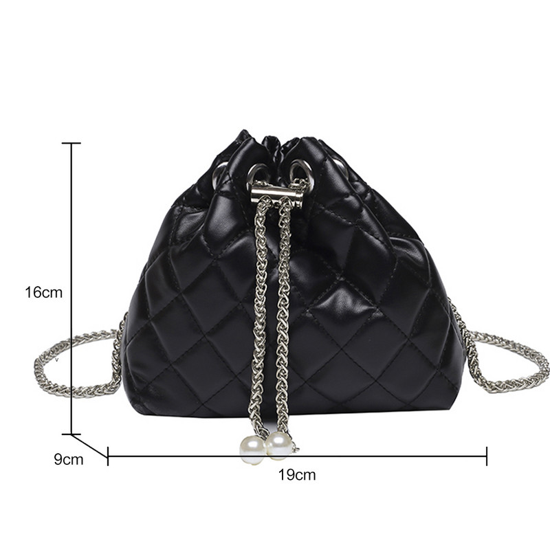 Γυναικεία τσάντα ώμου με κλωστή κέντημα μόδας Γυναικεία τσάντα μάρκας δερμάτινης μάρκας σχεδιαστής τσάντες γυναικείας υφής με κουβάς τσάντα τσάντα συμπλέκτη