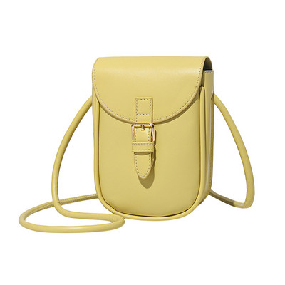 Mala PU kožna šarena torba preko ramena za žene Modna slatka telefonska torba na rame Torbica