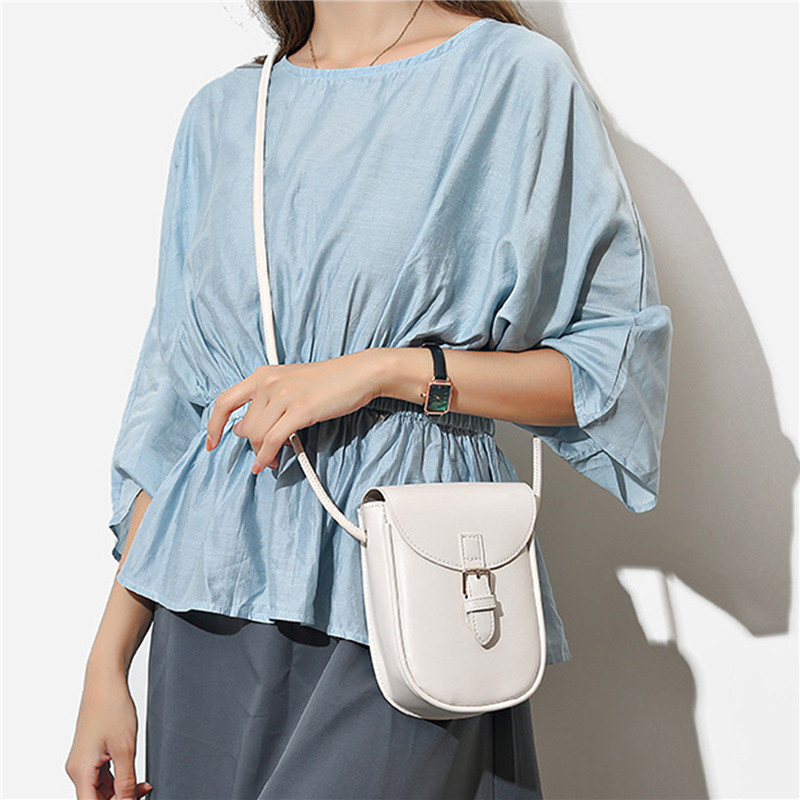 Mala PU kožna šarena torba preko ramena za žene Modna slatka telefonska torba na rame Torbica