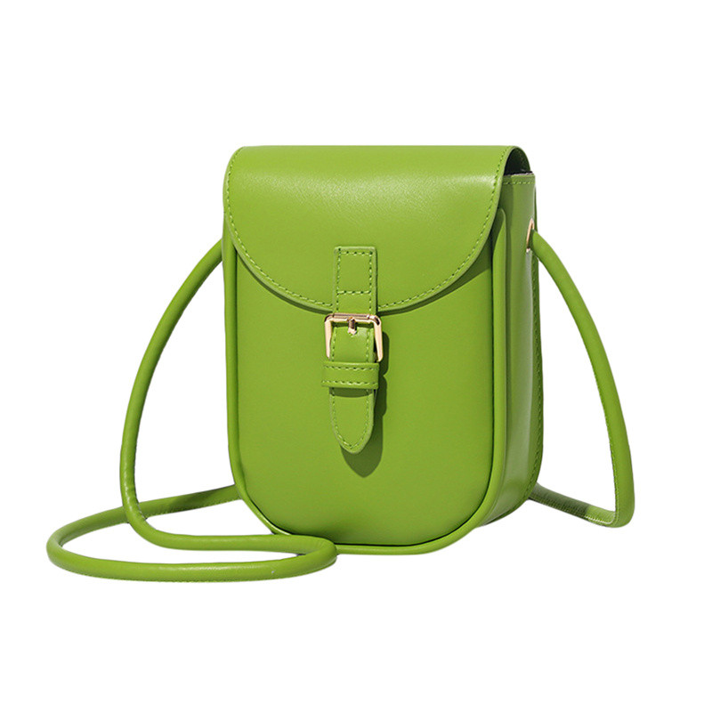 Mala PU kožna šarena torba preko ramena za žene Modna slatka telefonska torba na rame Torbica