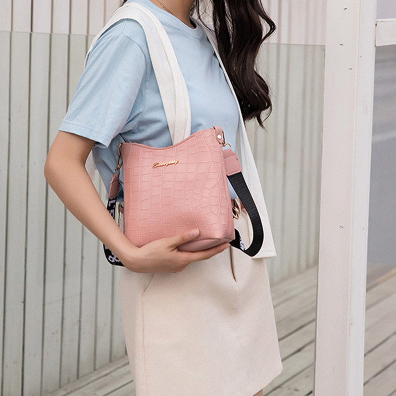 Μόδα Νέες γυναικείες τσάντες Messenger Crocodile Pu Δερμάτινες Γυναικείες τσάντες ώμου χιαστί για γυναίκες Γυναικείες τσάντες υψηλής ποιότητας