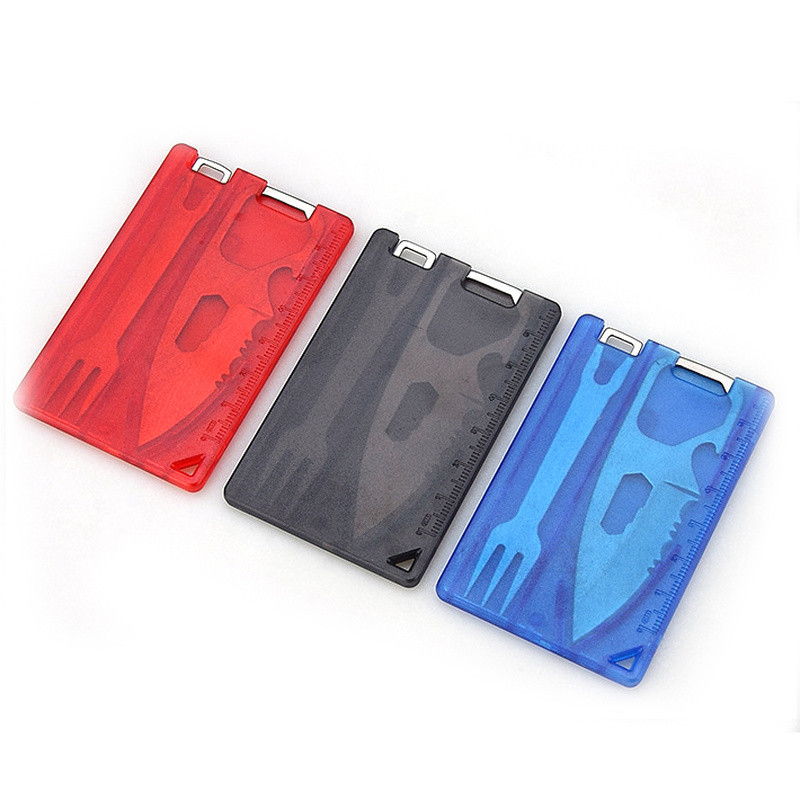 2022. aasta UUS kaasaskantav grillnuga kahvel EDC ohutus esmaabi välitingimustes mõeldud multifunktsionaalne tööriistakaart telkimise ellujäämisvarustus