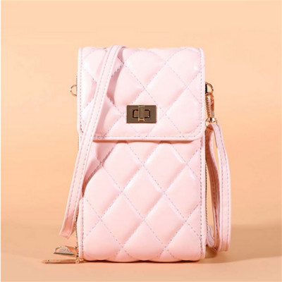2023 Uus Mini Crossbody multifunktsionaalne õlakott Rahakott PU nahast rahakott Mobiiltelefoni kott kett tasku rombvõre