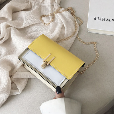 Γυναικείες τσάντες ώμου Κορεατική έκδοση του The Messenger Bag Γυναικεία αλυσίδα Wild Shoulder Bags Δερμάτινες τσάντες πορτοφολιού Καλοκαίρι 2023