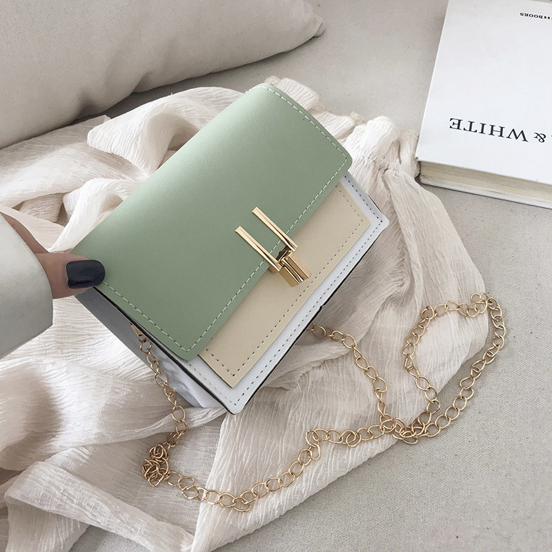 Γυναικείες τσάντες ώμου Κορεατική έκδοση του The Messenger Bag Γυναικεία αλυσίδα Wild Shoulder Bags Δερμάτινες τσάντες πορτοφολιού Καλοκαίρι 2023
