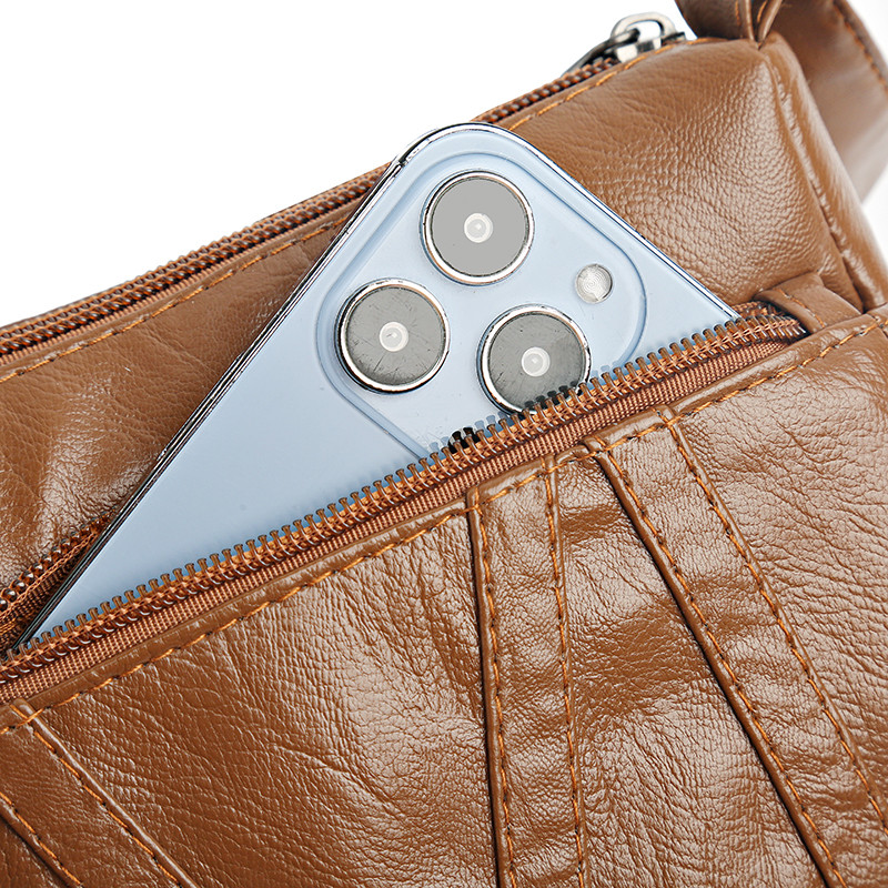 Moteriškas krepšys Naujas senovinis Crossbody Retro pečių krepšys Moteriškas PU odinis rankinės mados kasdienė pakuotė moterims madingos rankinės