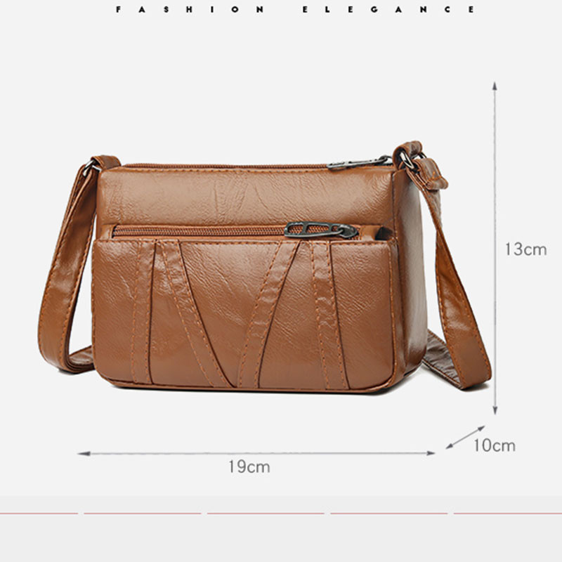 Moteriškas krepšys Naujas senovinis Crossbody Retro pečių krepšys Moteriškas PU odinis rankinės mados kasdienė pakuotė moterims madingos rankinės