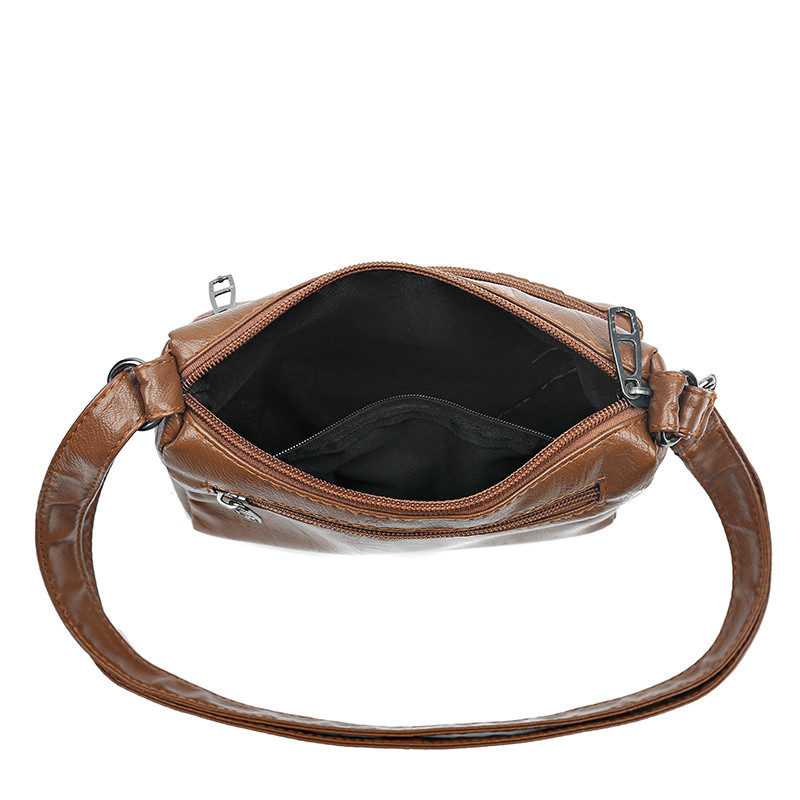Moteriškas krepšys Naujas senovinis Crossbody Retro pečių krepšys Moteriškas PU odinis rankinės mados kasdienė pakuotė moterims madingos rankinės