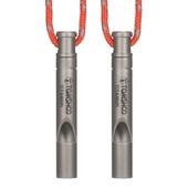 TOMSHOO ülikerge titaanist hädaabivile juhtmega välitingimustes ellujäämise kämping, vile matkamine, uurimine