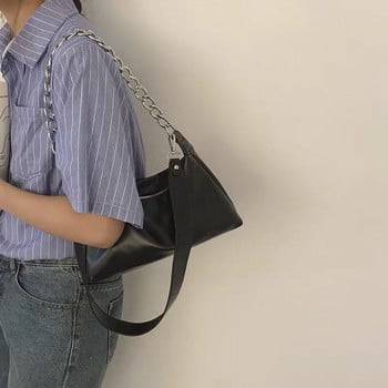 2023 Techwear Harajuku Кожена малка ръчна чанта Улична чанта през рамо Crossbody за дамска чанта Messenger Satchel Дамска готическа чанта