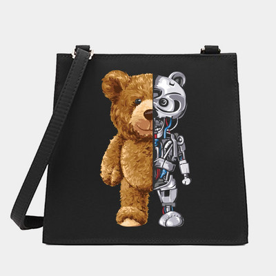 Нова мода Диви дамски месинджъри Малки квадратни чанти Модерна серия мече Дизайнерски модели Дамска чанта за пътуване до работното място Чанти Мъжки чанти Портмоне