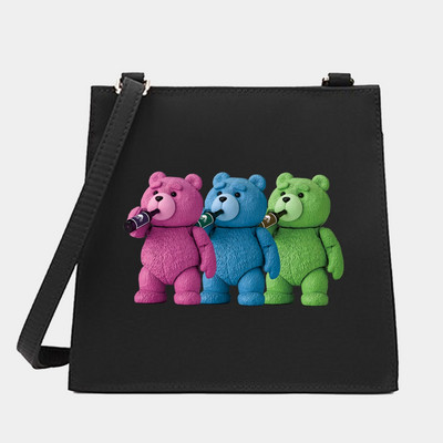 Нова мода Диви дамски месинджъри Малки квадратни чанти Модерна серия мече Дизайнерски модели Дамска чанта за пътуване до работното място Чанти Мъжки чанти Портмоне