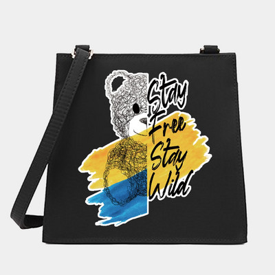 Нова мода Диви дамски месинджъри Малки квадратни чанти Модерна серия мече Дизайнерски модели Дамска чанта за пътуване до работното място Чанти Мъжки чанти Портмоне