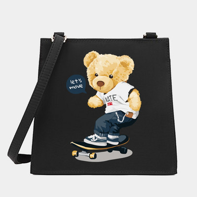 Нова мода Диви дамски месинджъри Малки квадратни чанти Модерна серия мече Дизайнерски модели Дамска чанта за пътуване до работното място Чанти Мъжки чанти Портмоне