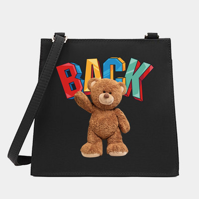 Нова мода Диви дамски месинджъри Малки квадратни чанти Модерна серия мече Дизайнерски модели Дамска чанта за пътуване до работното място Чанти Мъжки чанти Портмоне