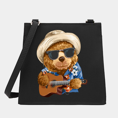 Нова мода Диви дамски месинджъри Малки квадратни чанти Модерна серия мече Дизайнерски модели Дамска чанта за пътуване до работното място Чанти Мъжки чанти Портмоне