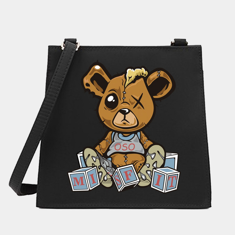 Нова мода Диви дамски месинджъри Малки квадратни чанти Модерна серия мече Дизайнерски модели Дамска чанта за пътуване до работното място Чанти Мъжки чанти Портмоне