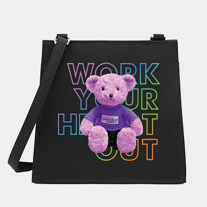 Нова мода Диви дамски месинджъри Малки квадратни чанти Модерна серия мече Дизайнерски модели Дамска чанта за пътуване до работното място Чанти Мъжки чанти Портмоне