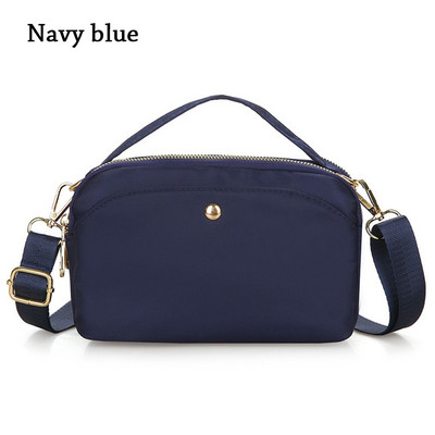 Γυναικεία μονόχρωμη φερμουάρ Αδιάβροχη νάιλον τσάντα ώμου Γυναικεία τσάντα χιαστί Γυναικεία αδιάβροχη τσάντα ταξιδιού