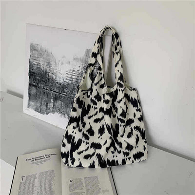 Youda ρετρό πάνινη τσάντα αγορών Eco επαναχρησιμοποιούμενες αναδιπλούμενες τσάντες ώμου Μεγάλη τσάντα χειρός από ύφασμα βαμβακερή τσάντα για γυναίκες Πακέτο αγοραστών