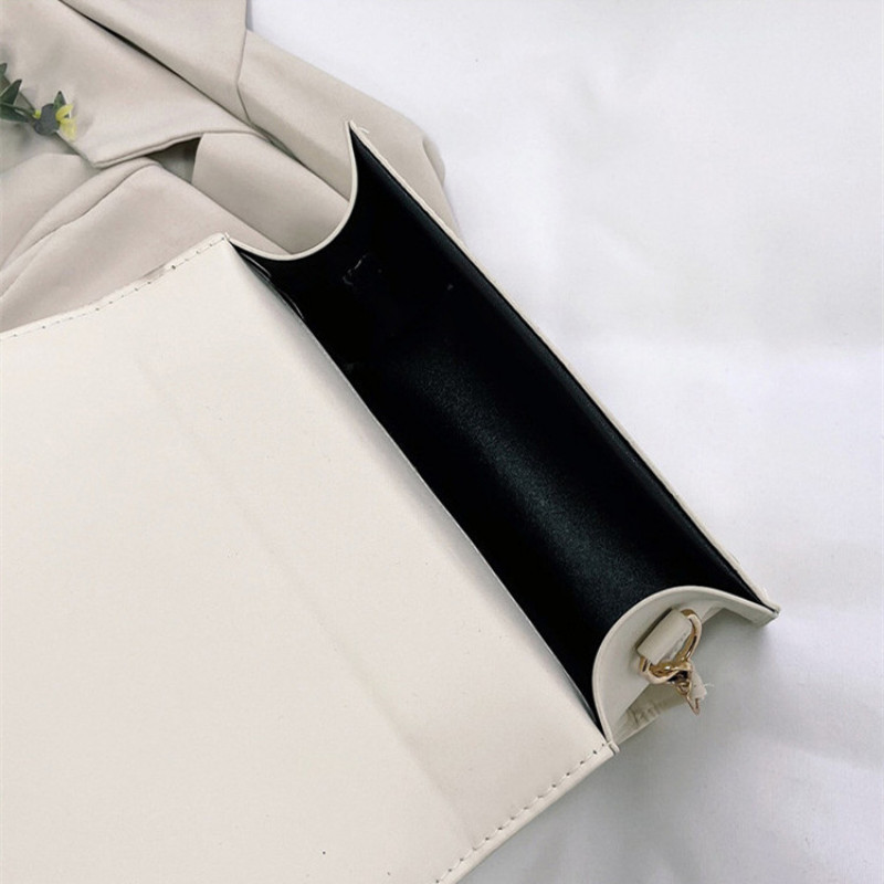 Flap Purse Fashion Απλές γυναικείες καρό μονόχρωμη τσάντα χιαστί Πολυτελείς τσάντες ώμου για γυναίκες Casual γυναικείες μίνι τσάντες