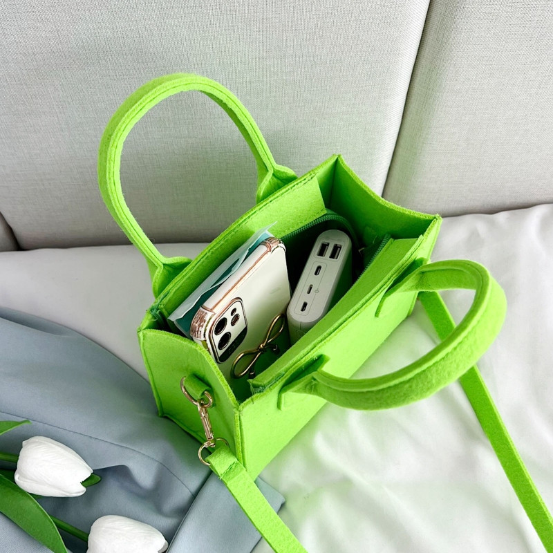 Naised Tüdrukud Väike Vilt Käekott Õlg Messenger Crossbody Ostukotid Käekott Tote Rahakott