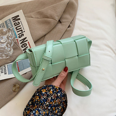 Nahast kootud väikesed vöökotid naistele Luksusbrändi õlakott New Trend Naiste käekott 2022 Naiste käekott