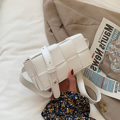 Nahast kootud väikesed vöökotid naistele Luksusbrändi õlakott New Trend Naiste käekott 2022 Naiste käekott