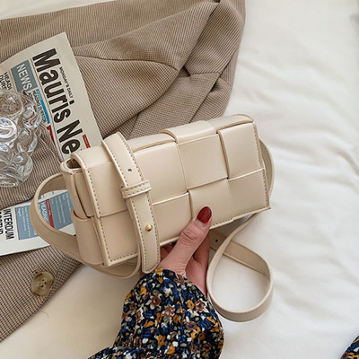 Nahast kootud väikesed vöökotid naistele Luksusbrändi õlakott New Trend Naiste käekott 2022 Naiste käekott