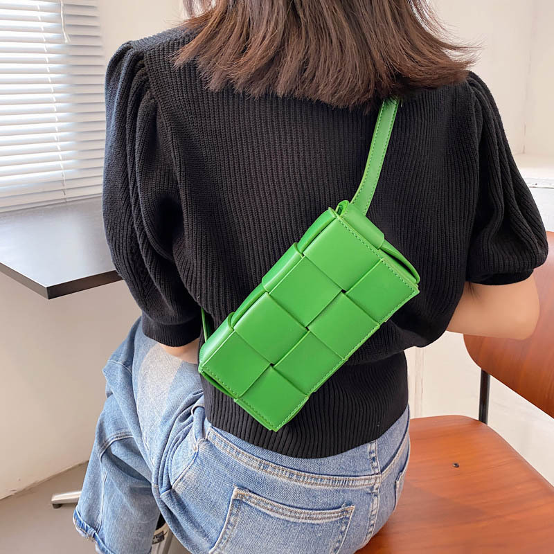 Nahast kootud väikesed vöökotid naistele Luksusbrändi õlakott New Trend Naiste käekott 2022 Naiste käekott