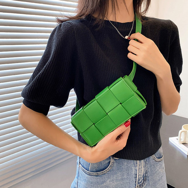 Nahast kootud väikesed vöökotid naistele Luksusbrändi õlakott New Trend Naiste käekott 2022 Naiste käekott