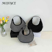 Κομψή γυναικεία στρας Βραδινή τσάντα Clutch Γυαλιστερή τσάντα για βραδινό πάρτι ώμου Τσάντα μασχάλης Chic τσάντα για γυναίκες