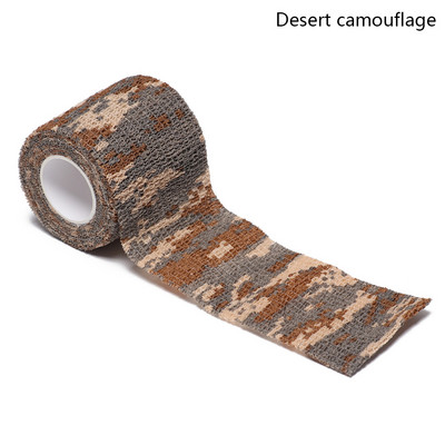 1 τεμ. αυτοκόλλητος επίδεσμος καμουφλάζ Ταινίες περιτυλίγματος Camo Survival Military Props Κάμπινγκ Πεζοπορία Ελαστικά ελαστικά εργαλεία εξωτερικού χώρου