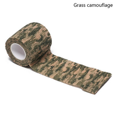 1 τεμ. αυτοκόλλητος επίδεσμος καμουφλάζ Ταινίες περιτυλίγματος Camo Survival Military Props Κάμπινγκ Πεζοπορία Ελαστικά ελαστικά εργαλεία εξωτερικού χώρου