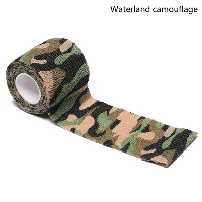 1 τεμ. αυτοκόλλητος επίδεσμος καμουφλάζ Ταινίες περιτυλίγματος Camo Survival Military Props Κάμπινγκ Πεζοπορία Ελαστικά ελαστικά εργαλεία εξωτερικού χώρου