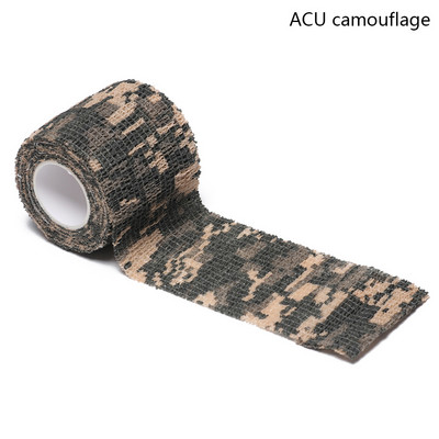 1 τεμ. αυτοκόλλητος επίδεσμος καμουφλάζ Ταινίες περιτυλίγματος Camo Survival Military Props Κάμπινγκ Πεζοπορία Ελαστικά ελαστικά εργαλεία εξωτερικού χώρου