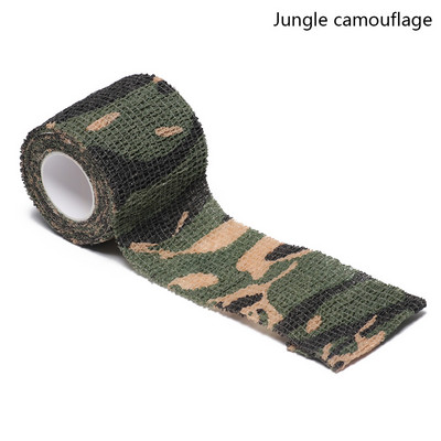 1 τεμ. αυτοκόλλητος επίδεσμος καμουφλάζ Ταινίες περιτυλίγματος Camo Survival Military Props Κάμπινγκ Πεζοπορία Ελαστικά ελαστικά εργαλεία εξωτερικού χώρου
