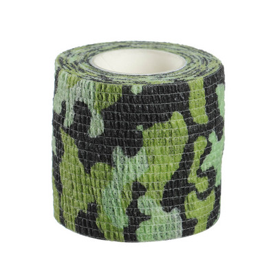 1 τεμ. αυτοκόλλητος επίδεσμος καμουφλάζ Ταινίες περιτυλίγματος Camo Survival Military Props Κάμπινγκ Πεζοπορία Ελαστικά ελαστικά εργαλεία εξωτερικού χώρου