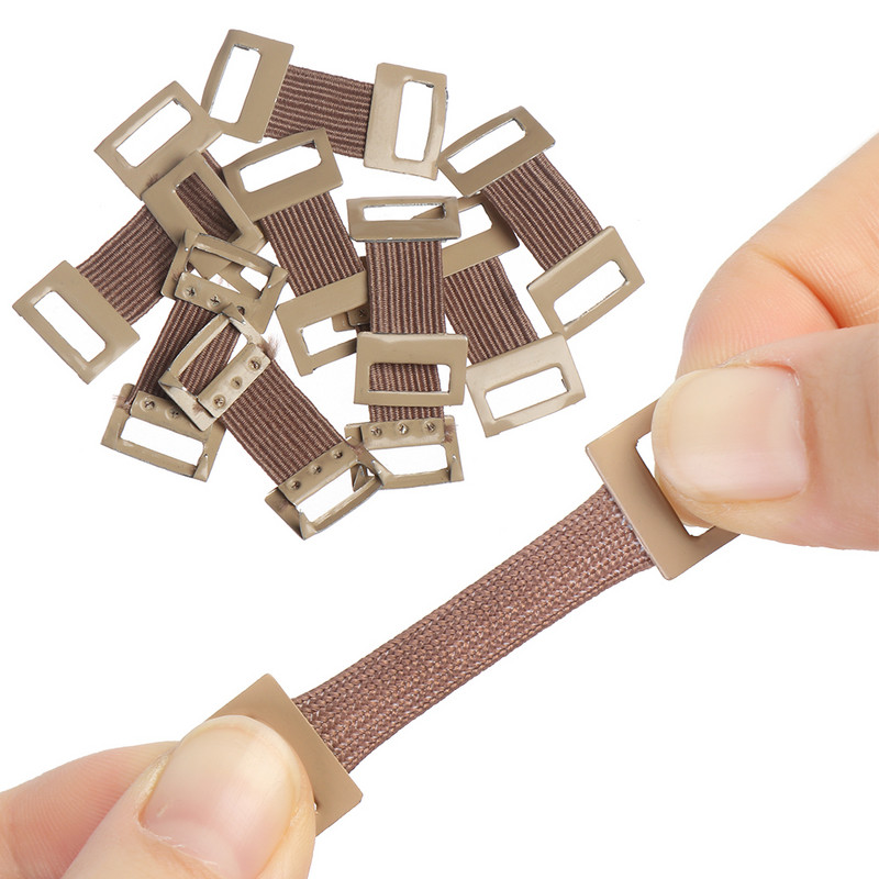10 db kötszer kapcsok csere elasztikus kötszer tekercs sztreccs fém kapcsok rögzítő bilincsek elsősegélykészlet sportruházat horgok kiegészítő